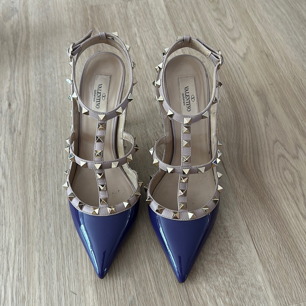Valentino Rockstuds Rare Deep Purple Color!